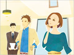 物件の最終確認をおこないます。