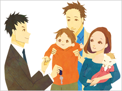 残代金をお支払いいただき、物件のお引き渡しへ。